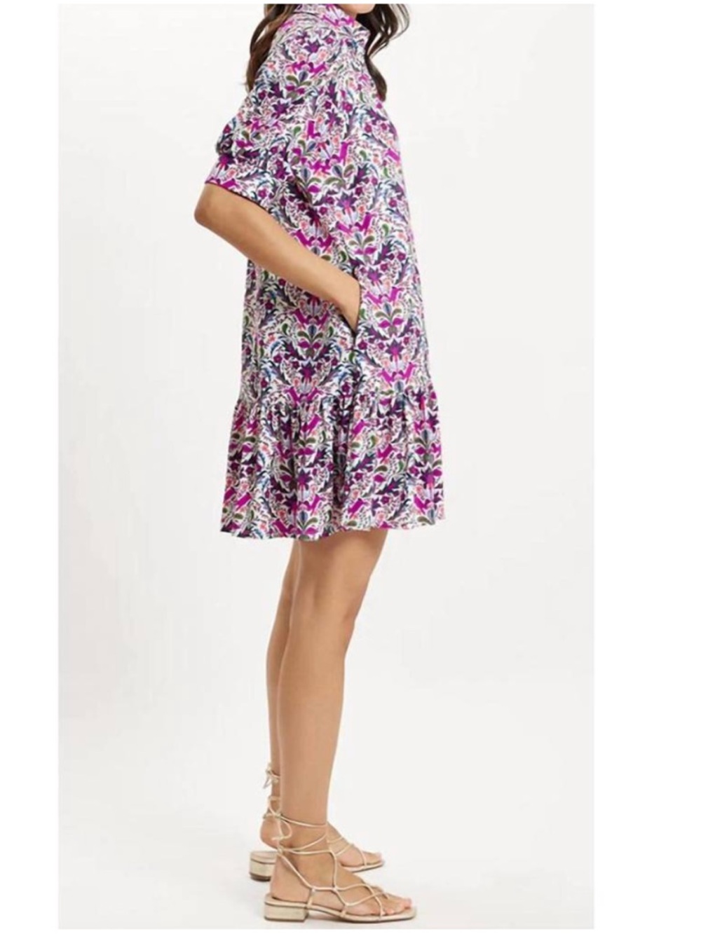 NWT Jude Connally Tierney Dress in Whimsy Hidden Rabbit Print | Size Small - Picture 16 of 16